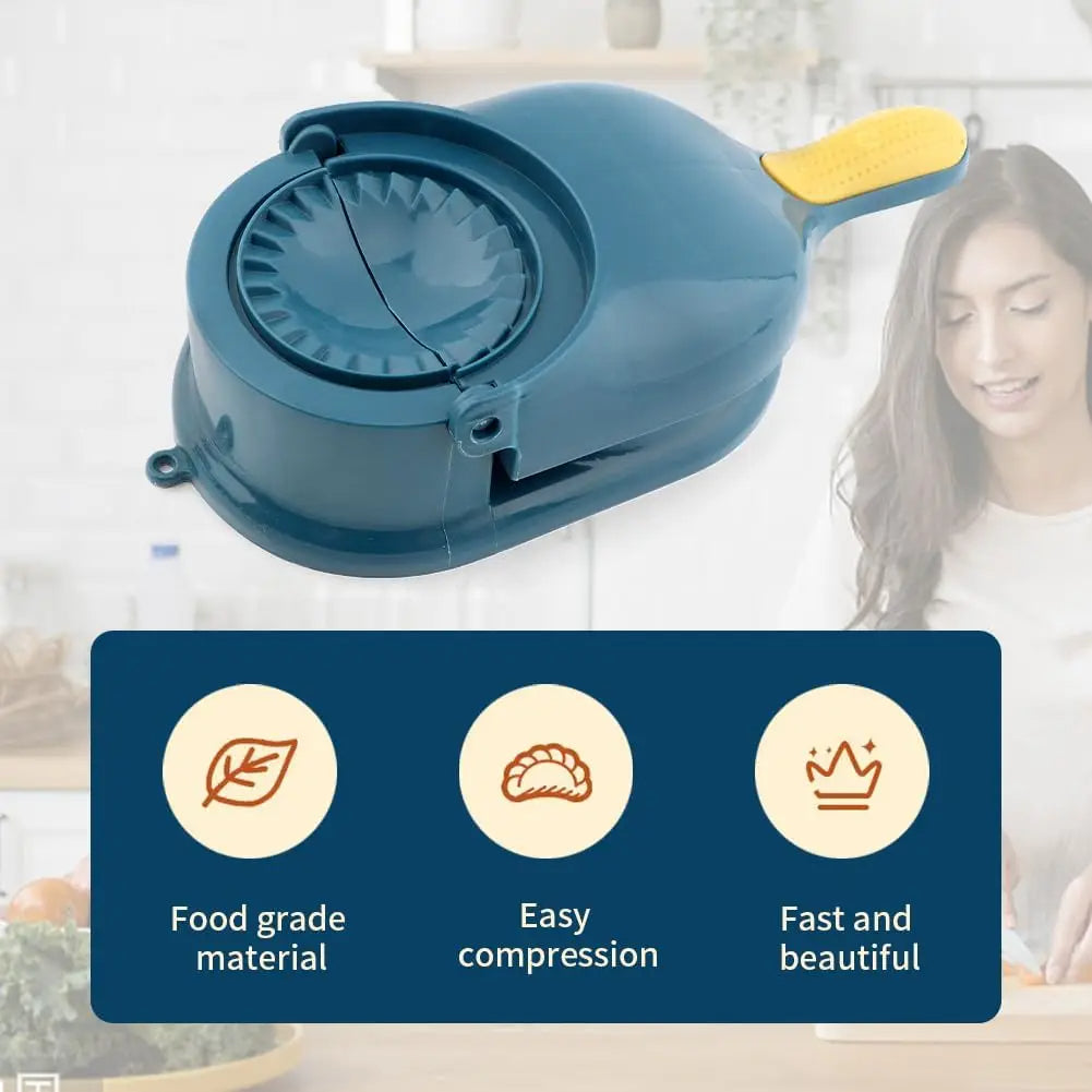 2 in 1 dumpling making machine , plastic dumpling Mould machine samosa Maker mould.