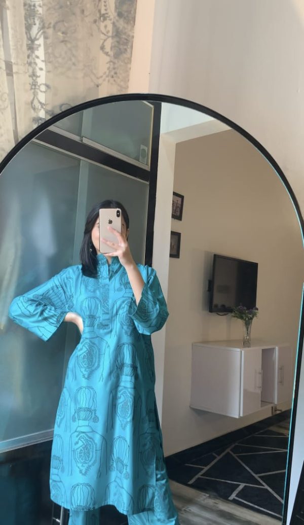 Ethnic Brand Premium Linen Two-Piece Stitched Suit Winter 2025