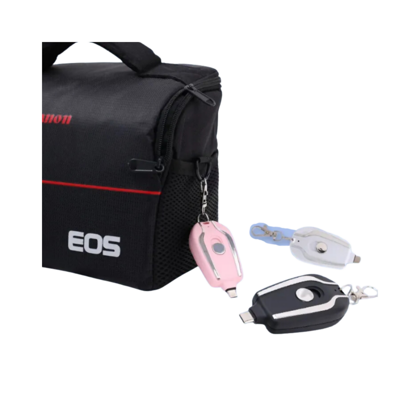Keychain Power Bank, Compact & Waterproof, Stay Charged on the Go