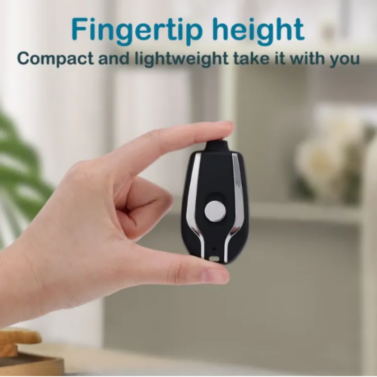 Keychain Power Bank, Compact & Waterproof, Stay Charged on the Go