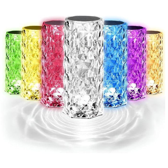 Rechargeable 16 Colors RGB Rose LED Night Light