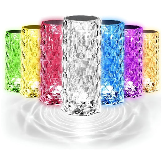 Rechargeable 16 Colors RGB Rose LED Night Light
