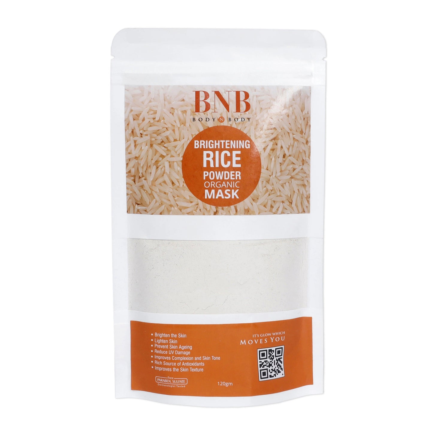 BNB Rice Extract Bright & Glow Kit ( Rice Face Wash + Rice Scrub + Rice Mask )