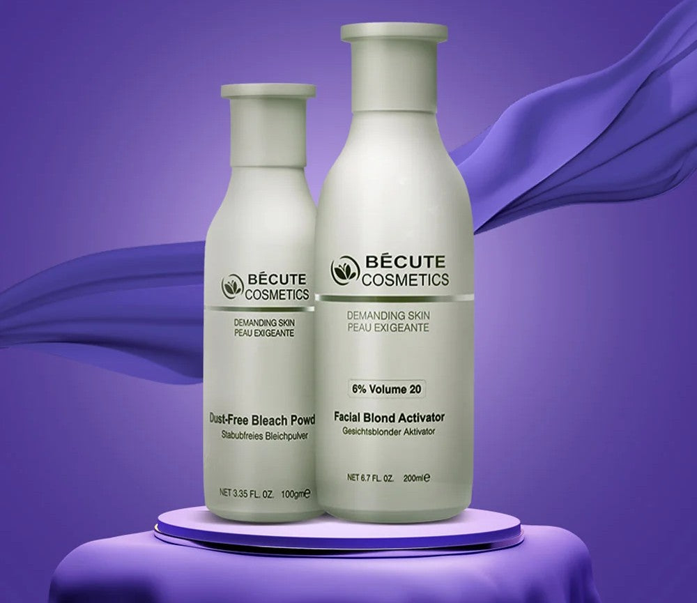 Becute Whitening & Brightening Skin Polisher With Activator – Volume 20% Activator (200ml) – Dust-free Blonder (100gm)