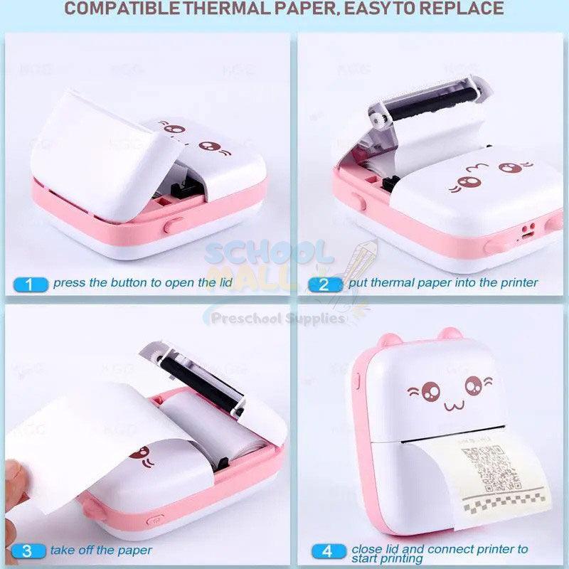 Mini Pocket Inkless Thermal Printer