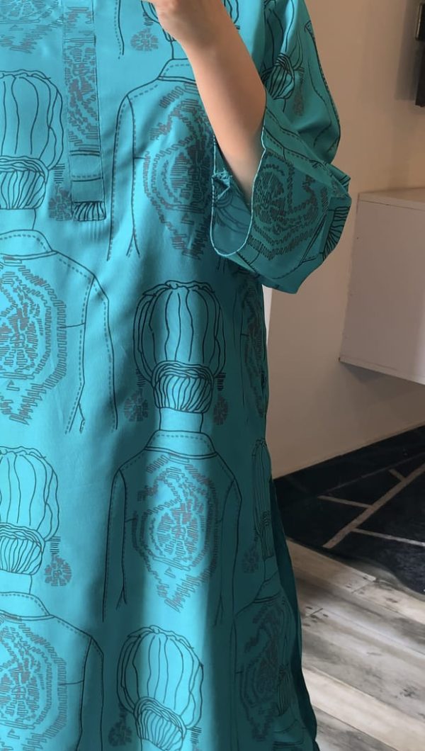 Ethnic Brand Premium Linen Two-Piece Stitched Suit Winter 2025